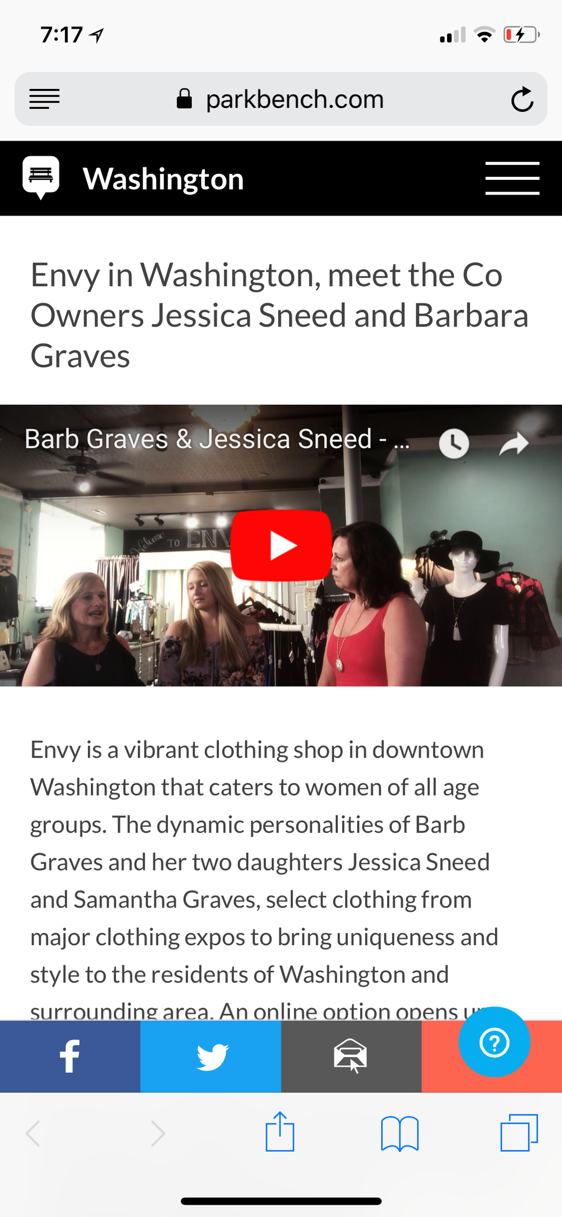 Check out the interview Leisa did with us on Envy!