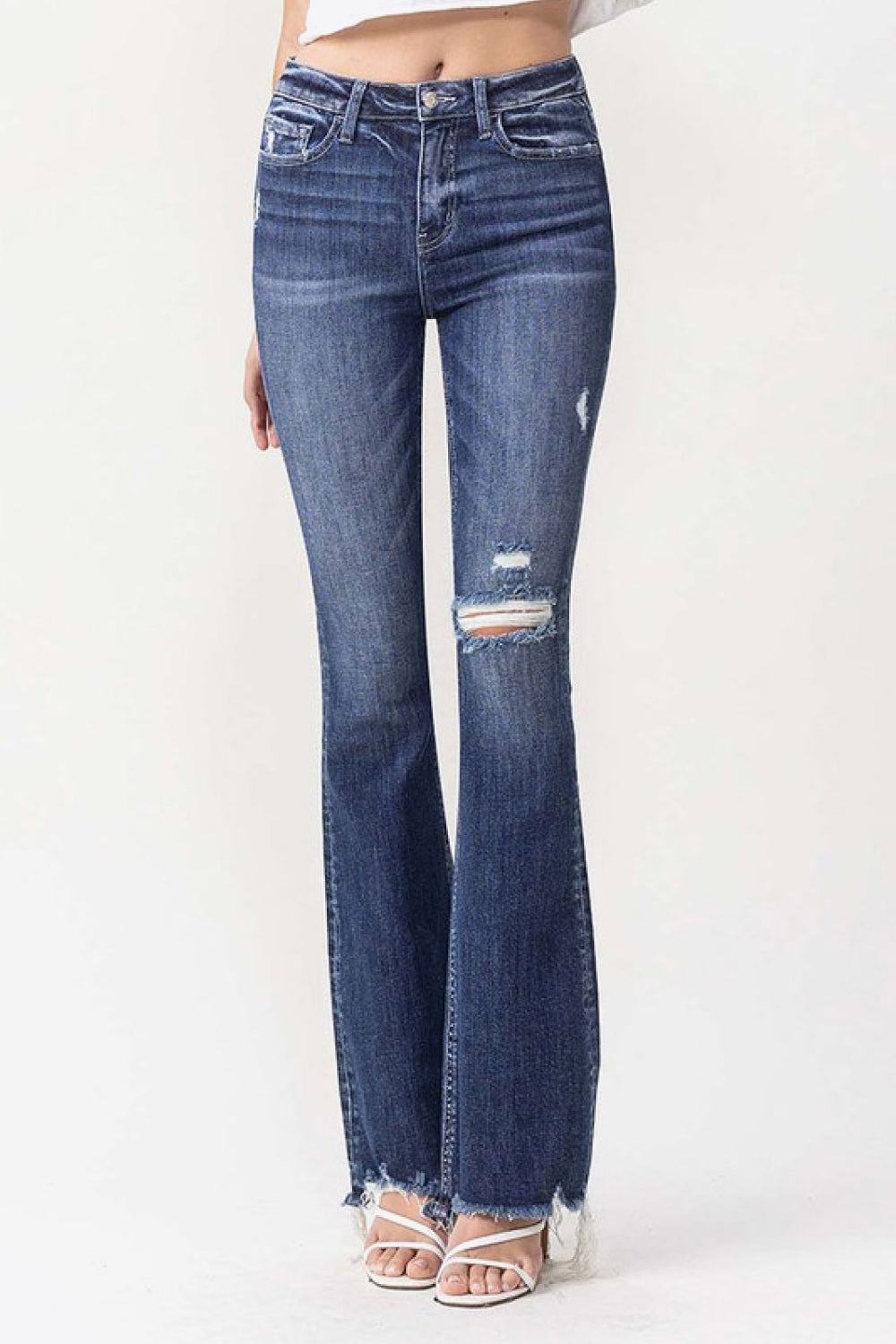Vervet Luna Full High Rise Flare Jeans