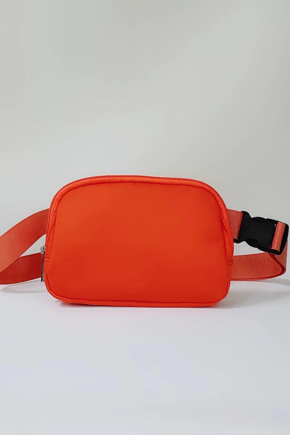 Buckle Zip Closure Belt Bag